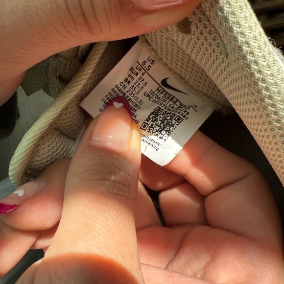 Nike Olive and White Sneakers - Picture 5 of 5